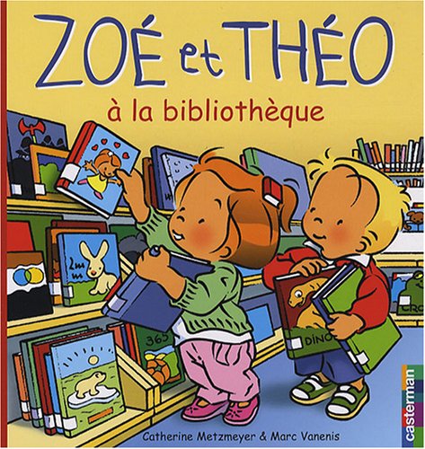 Zoé et Théo à la bibliothèque